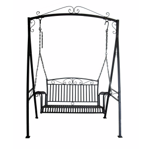 Wrought Iron Porch Swing & A-Frame